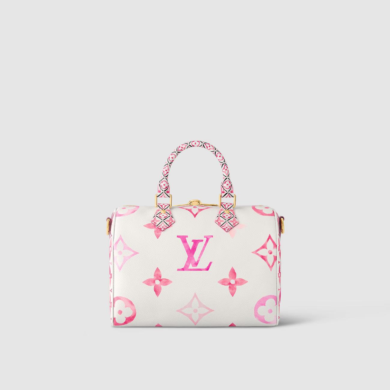 Túi Louis Vuitton Speedy Bandoulière 25 Nữ Hồng By The Pool